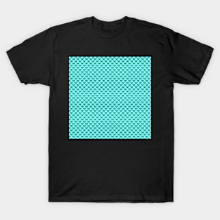 Teal scale pattern T-Shirt